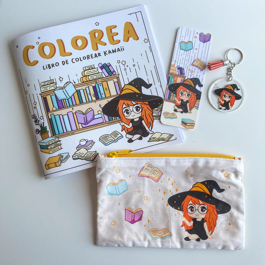 Caja Temática Kawaii – Páginas Encantadas – Pack Creativo y Adorable 🌟