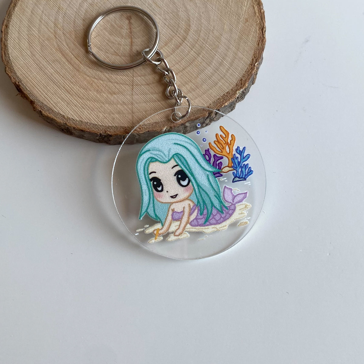 Llavero - Izzy Col. Bajo el Mar - Sirena Estilo Kawaii
