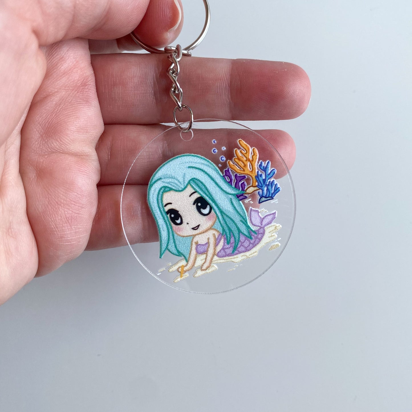 Llavero - Izzy Col. Bajo el Mar - Sirena Estilo Kawaii