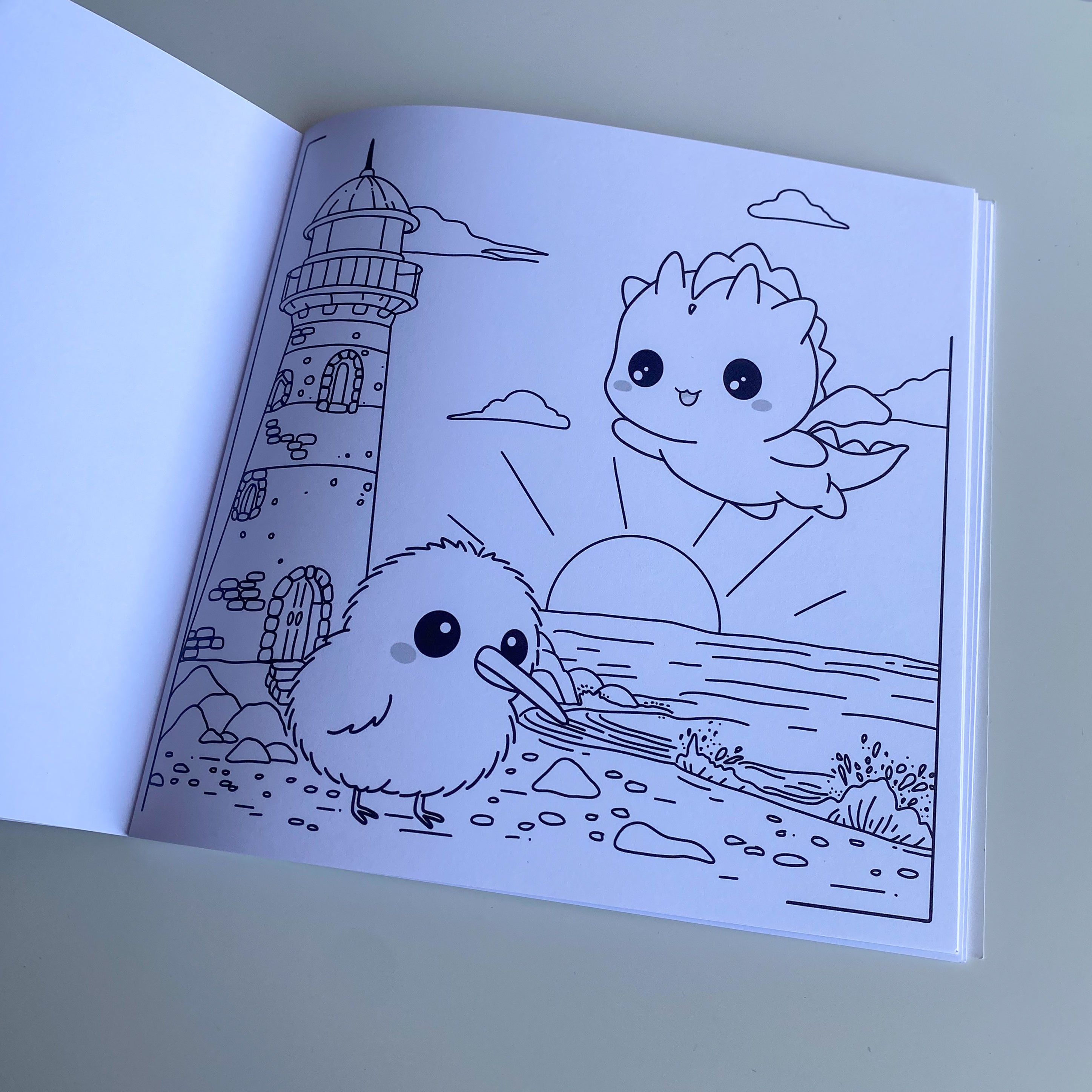 Mundo Mágico Kawaii – Libro de Colorear