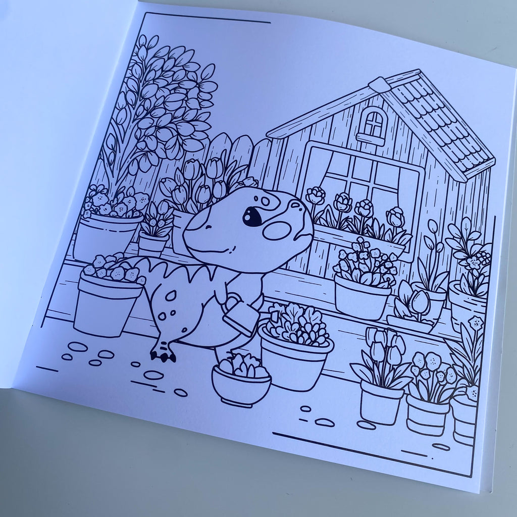 Mundo Mágico Kawaii – Libro de Colorear