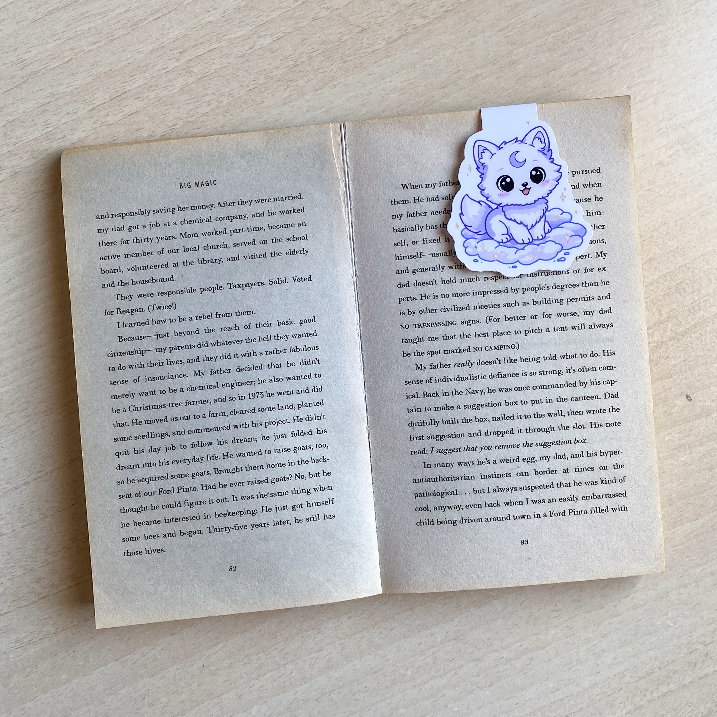 Marcapáginas Magnético Loba Moon, Guardianes de los sueños ✨