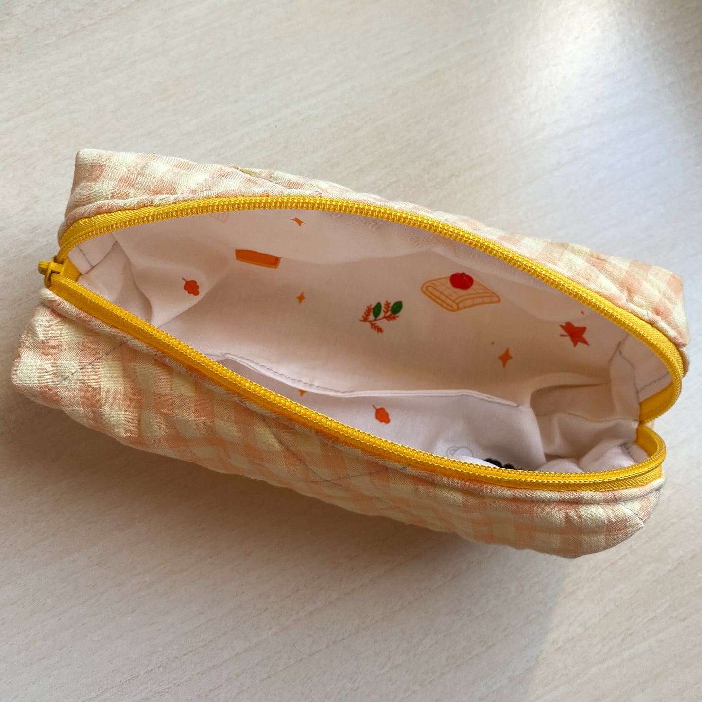 Estuche Neceser Boxy Pequeño con Diseño Kawaii en el interior - Cozy Cafe
