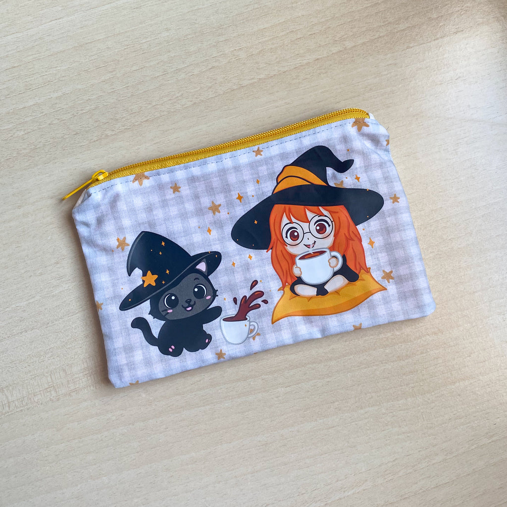 Neceser Pequeño con Diseño Kawaii - Cozy Cafe