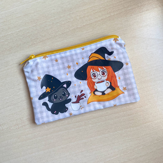 Neceser Pequeño con Diseño Kawaii - Cozy Cafe